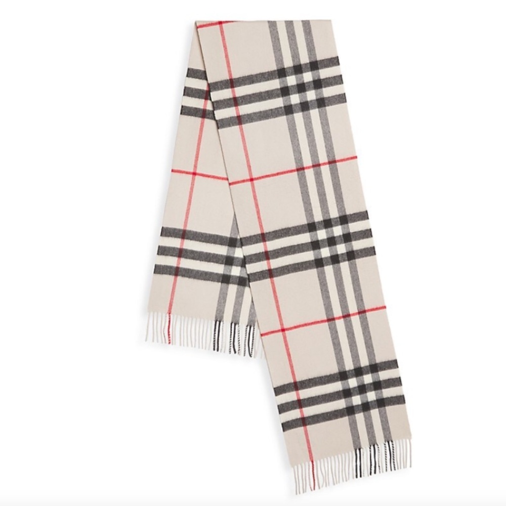 Burberry Giant Check Cashmere Scarf - Picture 3 of 10